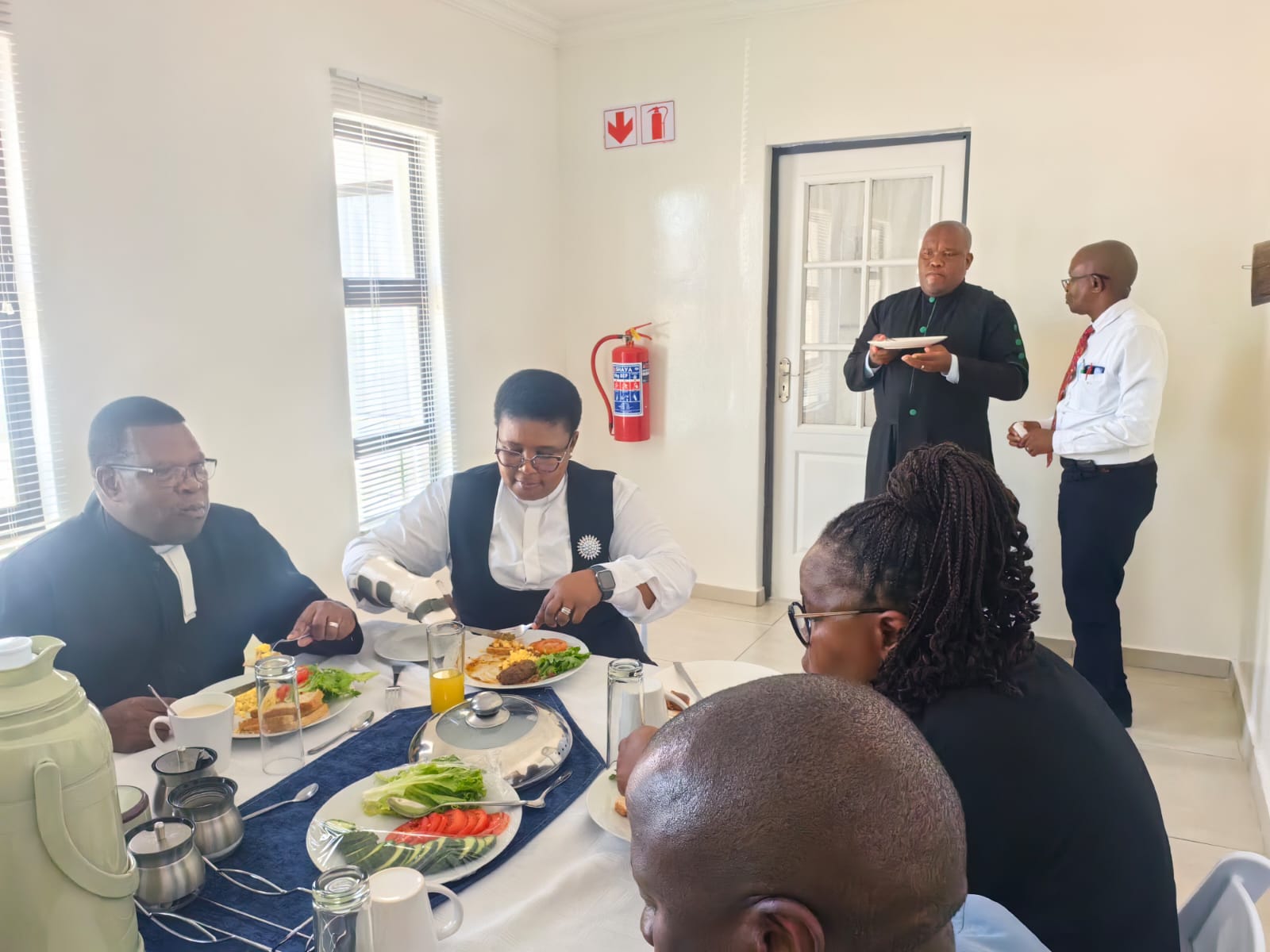 Dining at Ngqamakwe
